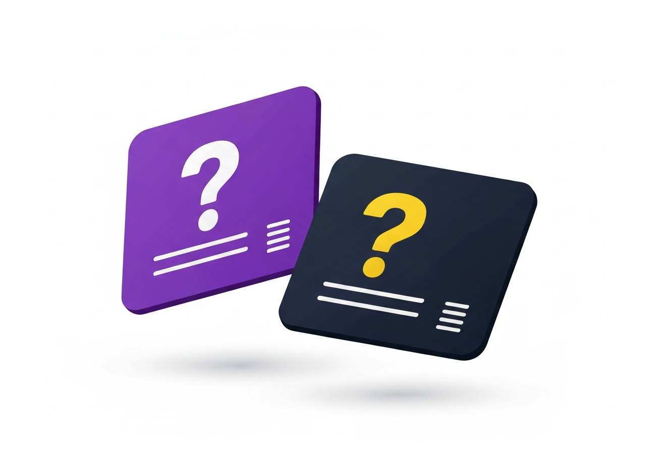 Flashcard study interface