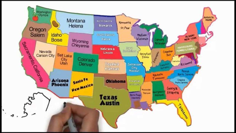 50 States And Capitals Quiz