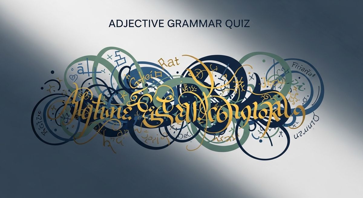 Adjective Quiz