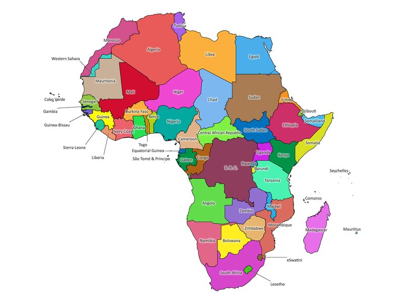 Africa Physical Map Quiz