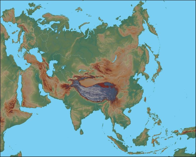 Asia Physical Map Quiz