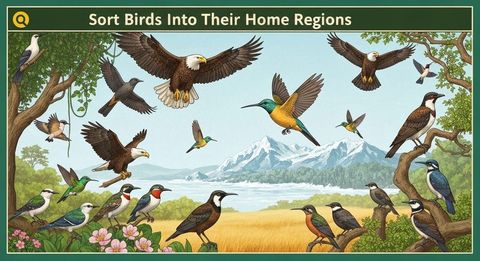 Sort Birds Into Their Home Regions