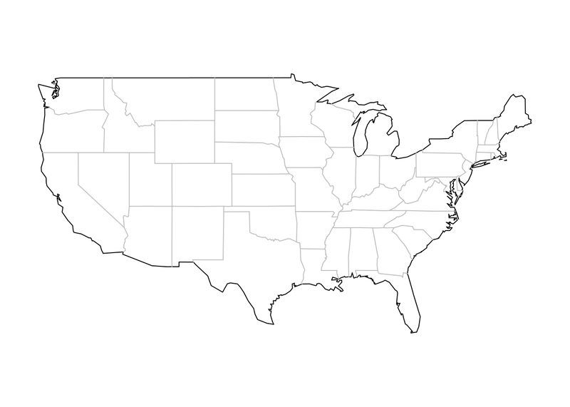 Blank Us Map Quiz