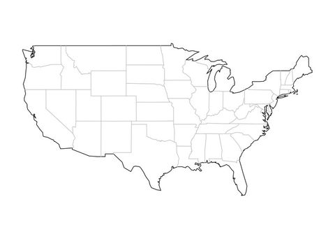 Blank Us Map Quiz