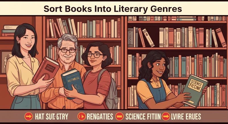 Sort Books Into Literary Genres