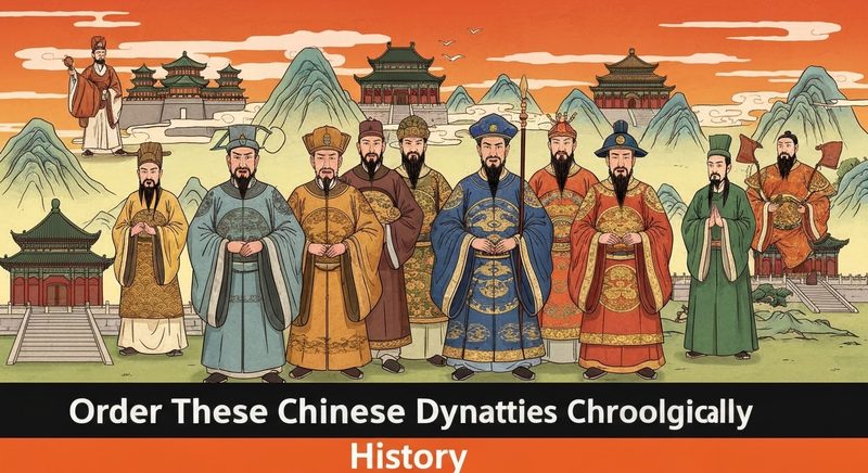 Order These Chinese Dynasties Chronologically