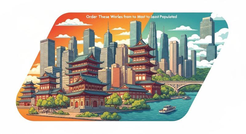 Order These World Cities from Most to Least Populated