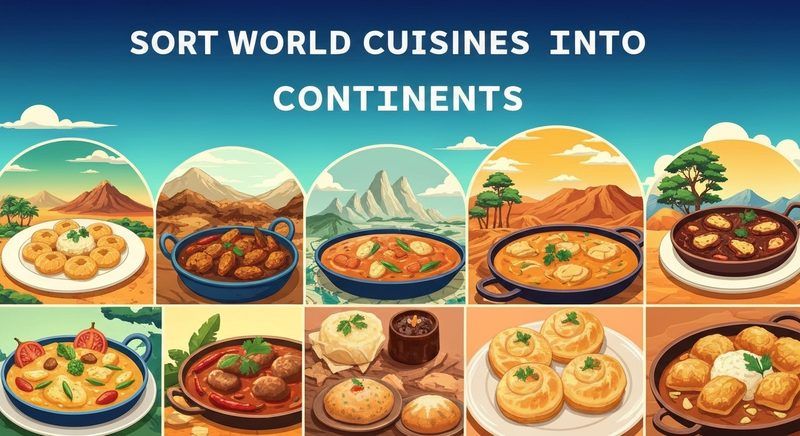 Sort World Cuisines Into Continents