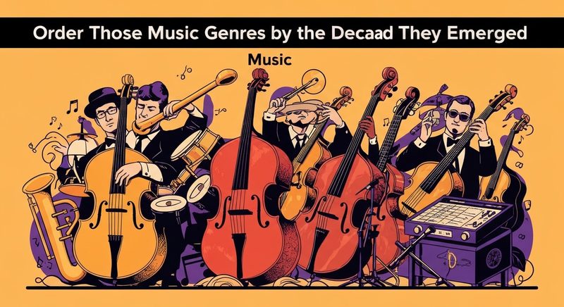 Order These Music Genres by the Decade They Emerged