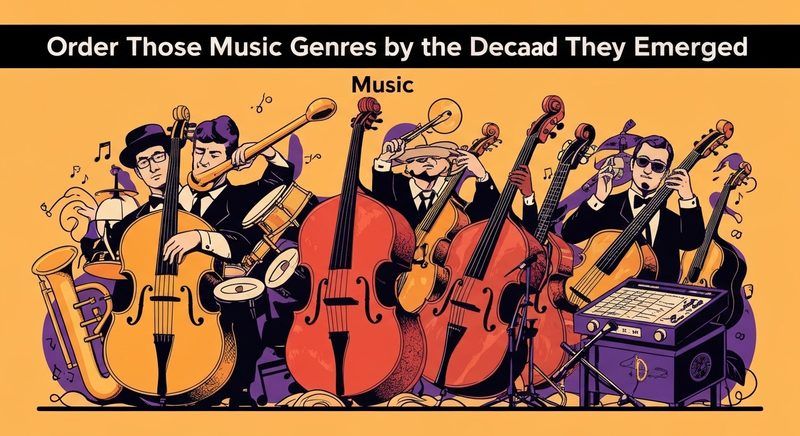 Order These Music Genres by the Decade They Emerged
