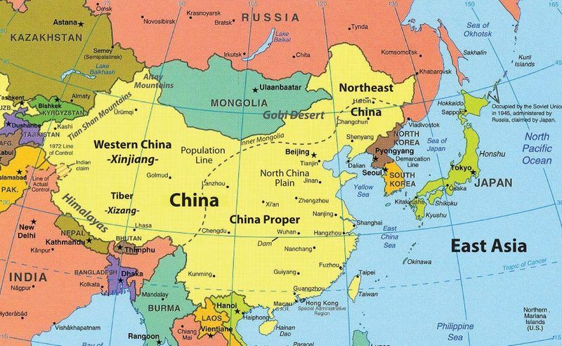 East Asia Map Quiz