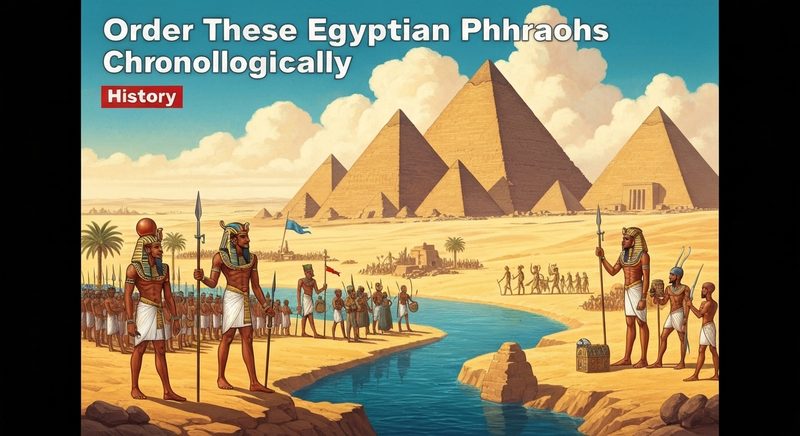 Order These Egyptian Pharaohs Chronologically