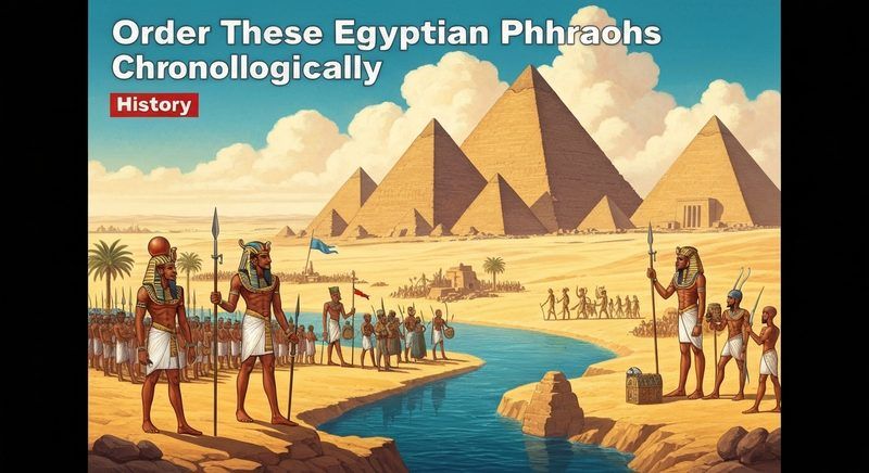Order These Egyptian Pharaohs Chronologically
