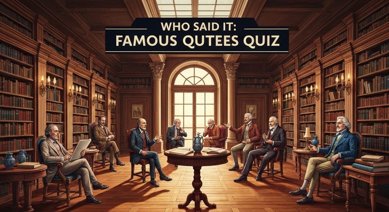 Who Said It: Famous Quotes Quiz