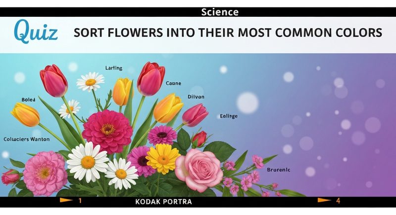 Sort Flowers Into Their Most Common Colors