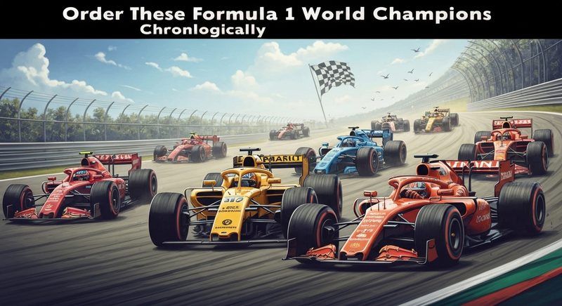 Order These Formula 1 World Champions Chronologically