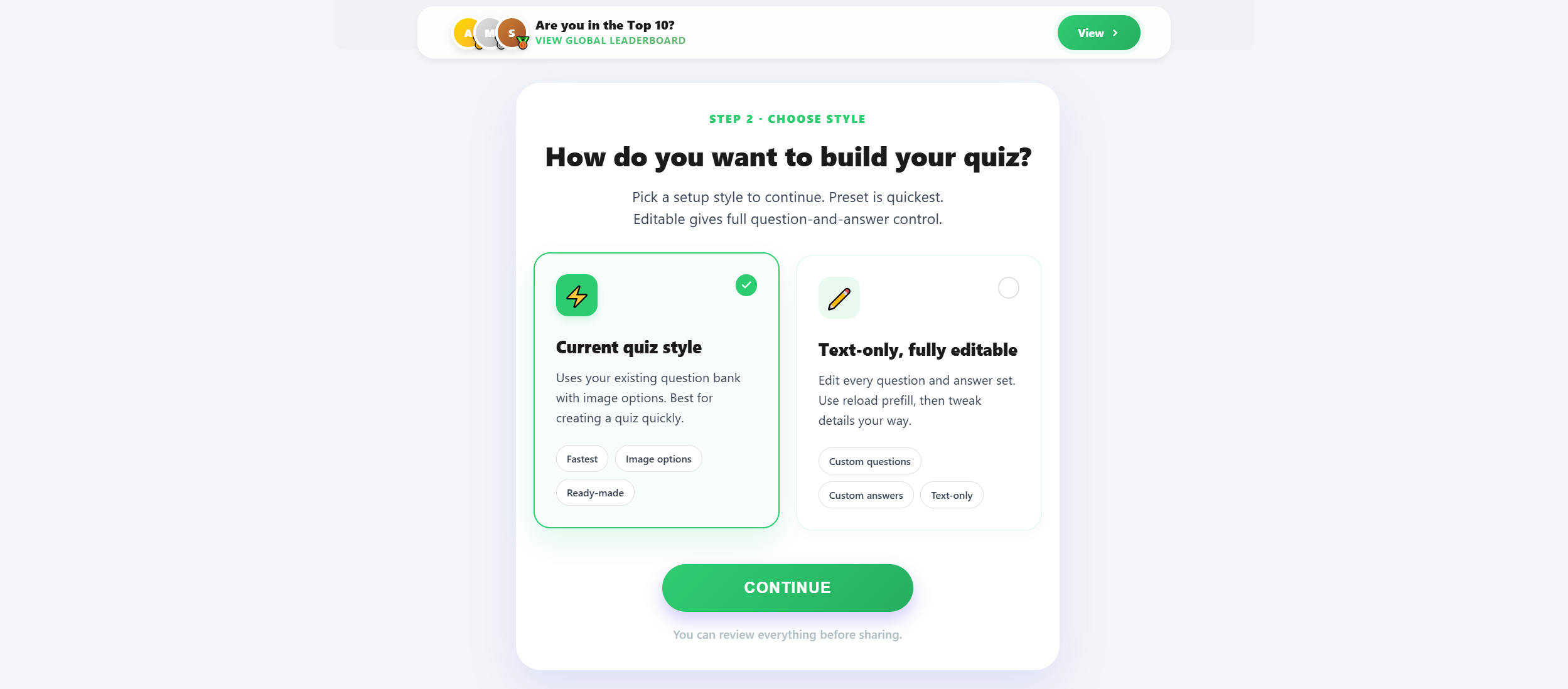 Friendship Quiz