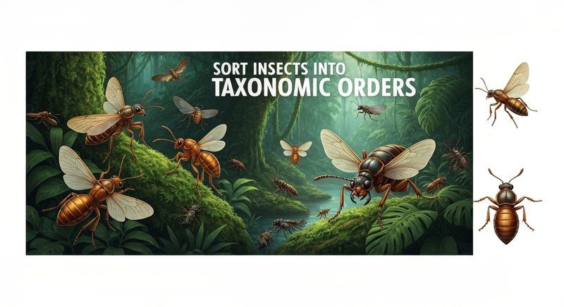 Sort Insects Into Taxonomic Orders