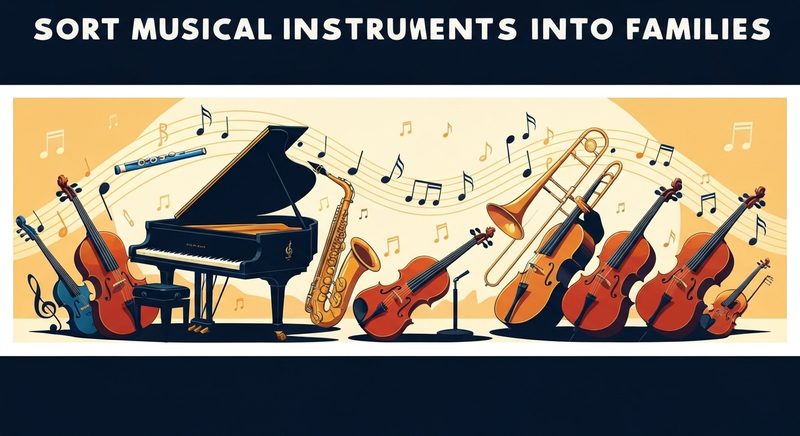 Sort Musical Instruments Into Families