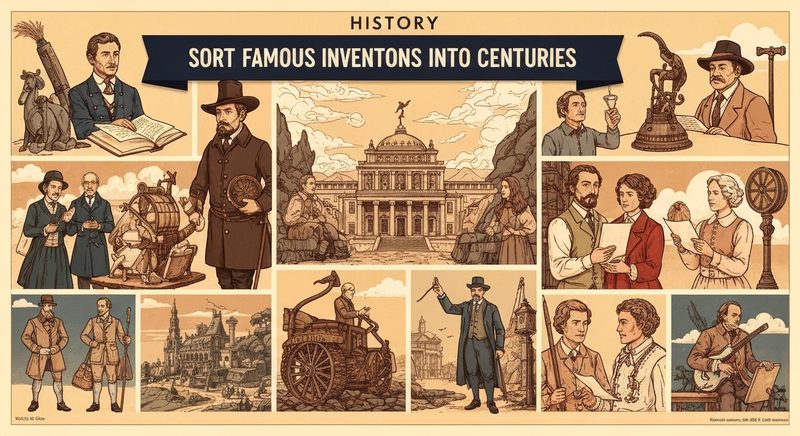 Sort Famous Inventions Into Centuries