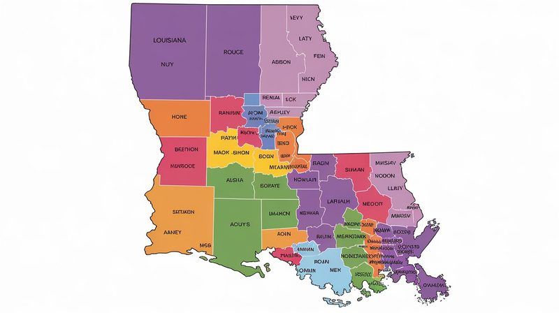 Louisiana Parish Map Quiz