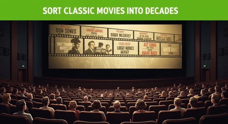 Sort Classic Movies Into Decades