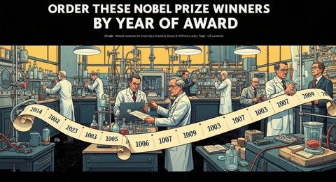 Order These Nobel Prize Winners by Year of Award