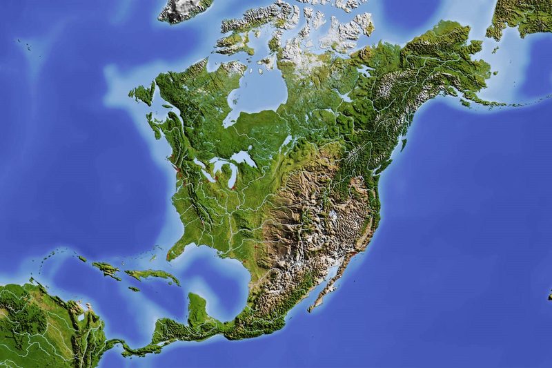North America Physical Map Quiz