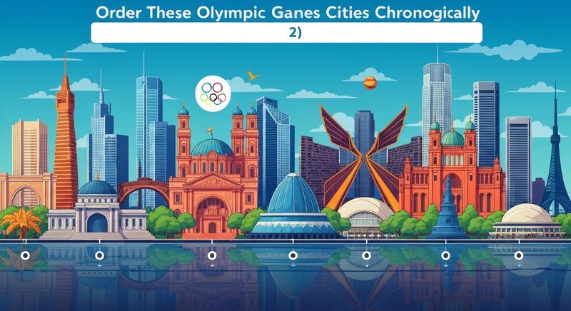 Order These Olympic Games Host Cities Chronologically