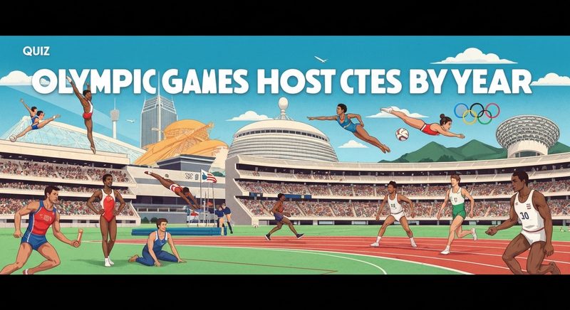 Olympic Games Host Cities by Year