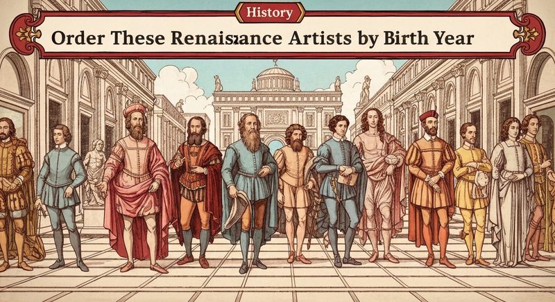 Order These Renaissance Artists by Birth Year
