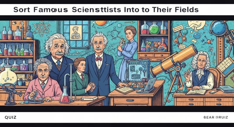 Sort Famous Scientists Into Their Fields