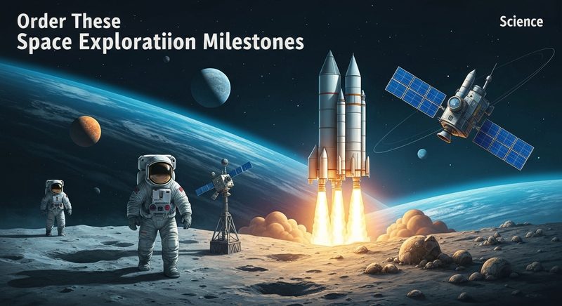 Order These Space Exploration Milestones
