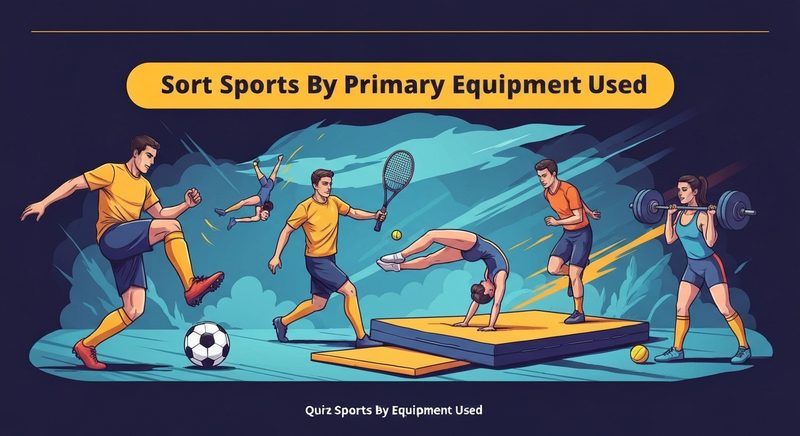 Sort Sports By Primary Equipment Used