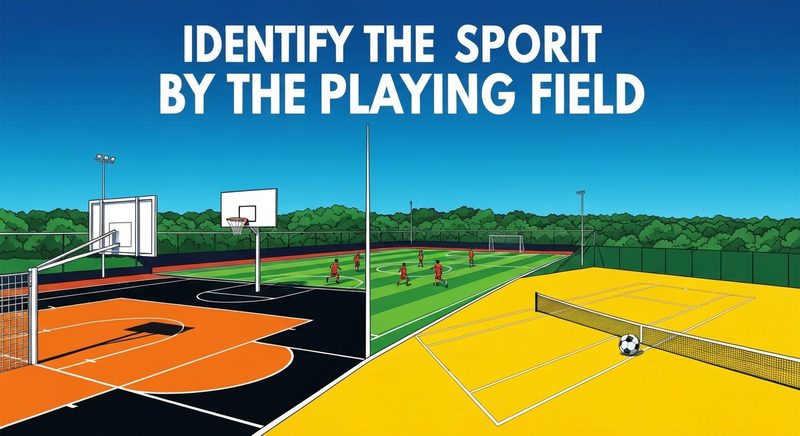 Identify the Sport by the Playing Field