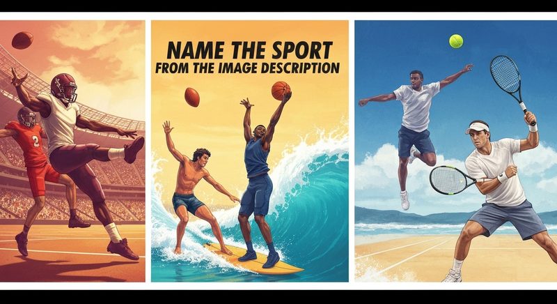 Name the Sport from the Image Description