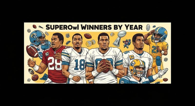 Super Bowl Winners by Year