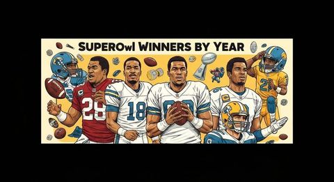 Super Bowl Winners by Year