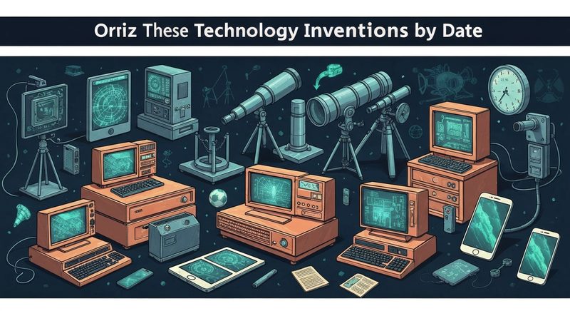 Order These Technology Inventions by Date