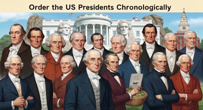 Order the US Presidents Chronologically