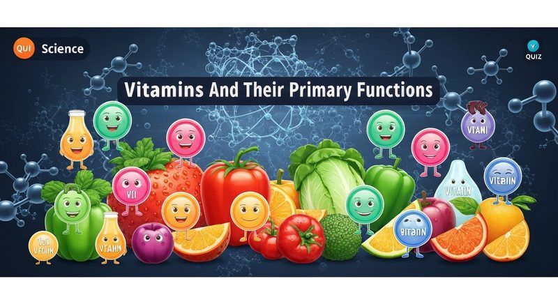 Vitamins and Their Primary Functions