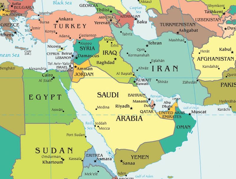 West Asia Map Quiz