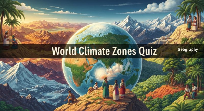 World Climate Zones Quiz