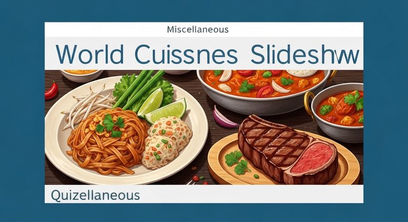 World Cuisines Slideshow
