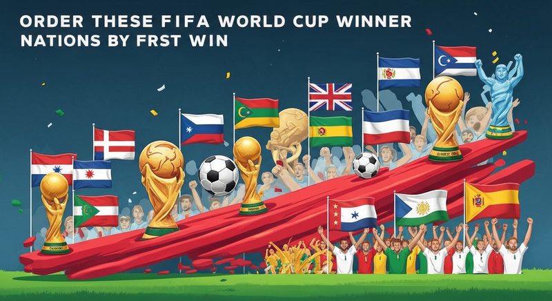 Order These FIFA World Cup Winner Nations by First Win