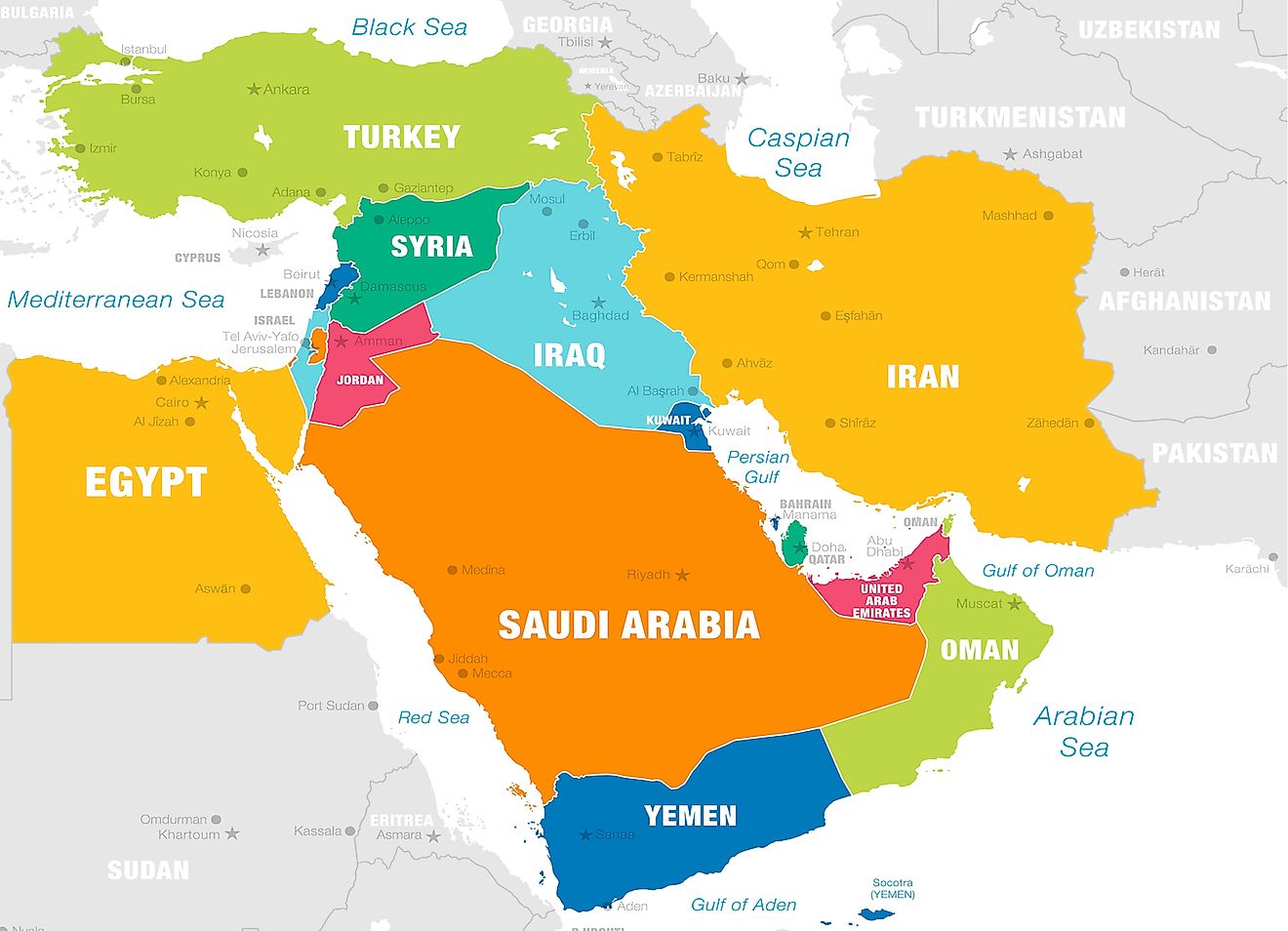 middle-east-map-quiz